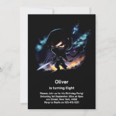 Ninja Birthday Uitnodiging (Voorkant)