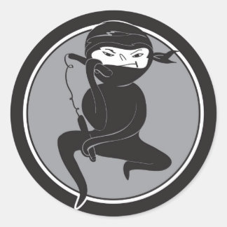 NInja Black Belt Stickers