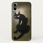 NINJA BLACK CAT Grey Case-Mate iPhone Case (Achterkant)