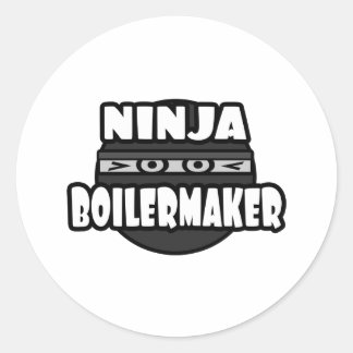Ninja Boilermaker Ronde Sticker