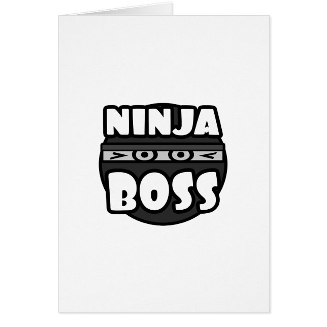 Ninja Boss (Voorkant)