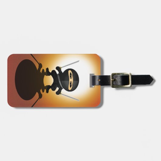 Ninja Boy Bagagelabel (Voorkant horizontaal)