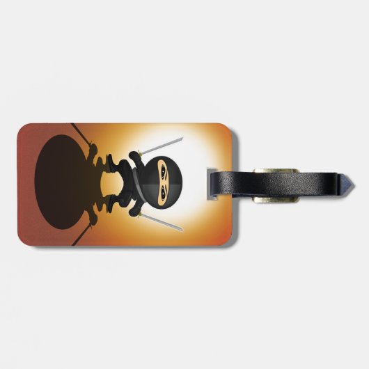 Ninja Boy Bagagelabel (Achterkant horizontaal)