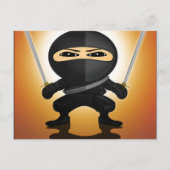 Ninja Boy Briefkaart (Voorkant)