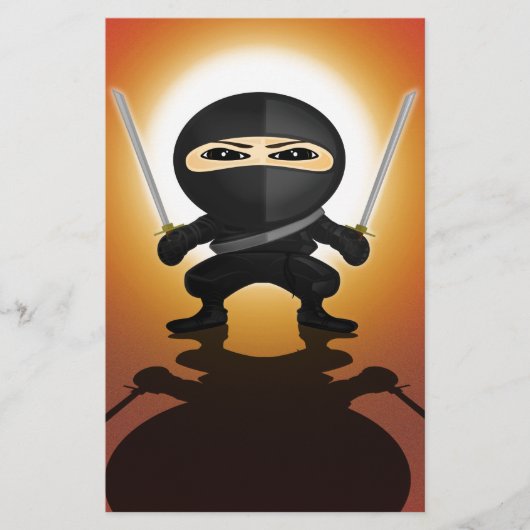 Ninja Boy Briefpapier (Voorkant)