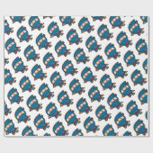 Ninja Boy Cadeaupapier (Vlak)