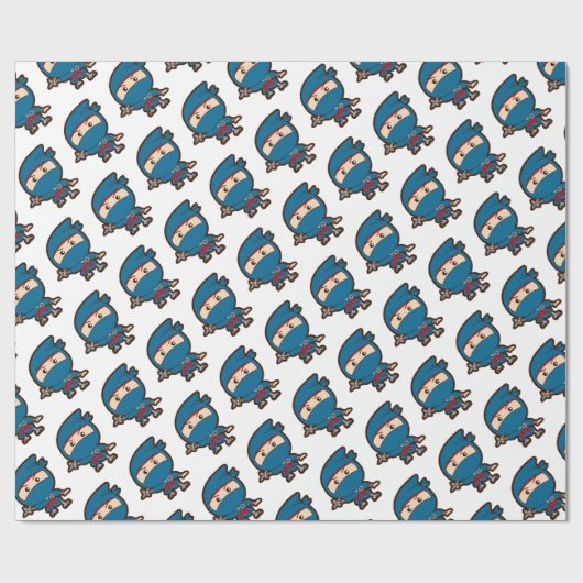 Ninja Boy Cadeaupapier (Vlak)