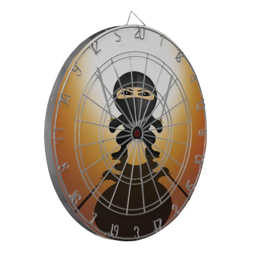 Ninja Boy Dartbord (Voorkant Links)