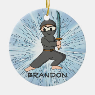 Ninja Boy Design Ornament