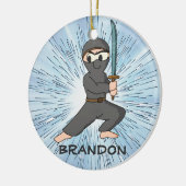 Ninja Boy Design Ornament (Links)