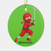 Ninja Boy Design Ornament (Links)