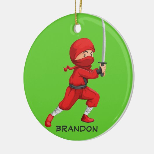 Ninja Boy Design Ornament (Links)