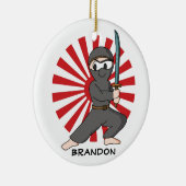 Ninja Boy Design Ornament (Rechts)