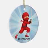 Ninja Boy Design Ornament (Rechts)