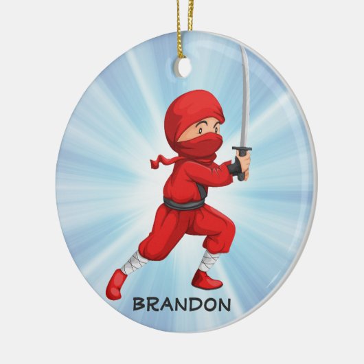 Ninja Boy Design Ornament (Links)