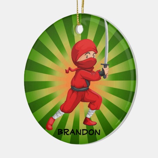 Ninja Boy Design Ornament (Links)