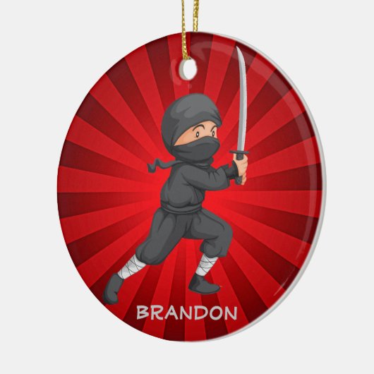 Ninja Boy Design Ornament (Links)