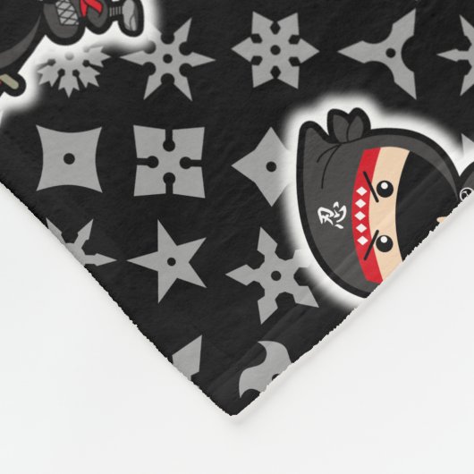 Ninja Boy Fleece Deken (Hoek)