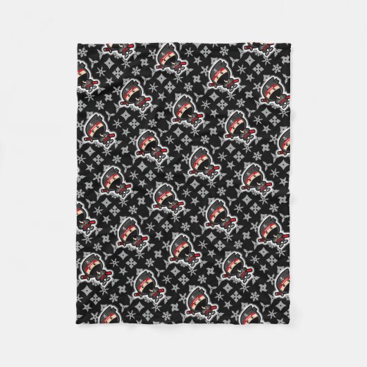 Ninja Boy Fleece Deken (Voorkant)