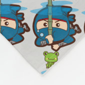 Ninja Boy Fleece Deken (Hoek)