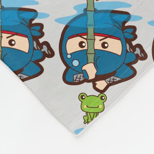 Ninja Boy Fleece Deken (Hoek)