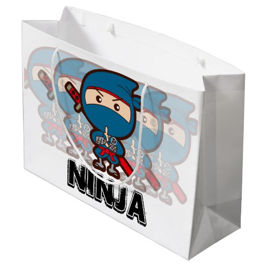 Ninja Boy Groot Cadeauzakje (Achterkant Gekanteld)