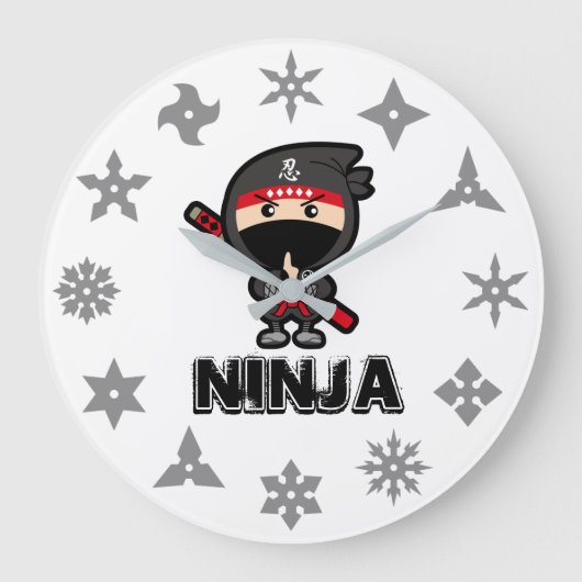 Ninja Boy Grote Klok (Voorkant)