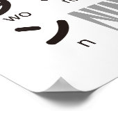 Ninja Boy Japanse Katakana tafel Poster (Hoek)