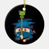 Ninja Boy Keramisch Ornament (Voorkant)