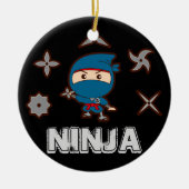 Ninja Boy Keramisch Ornament (Voorkant)