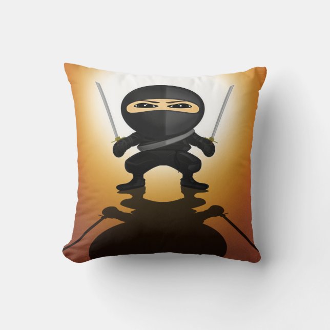 Ninja Boy Kussen (Voorkant)