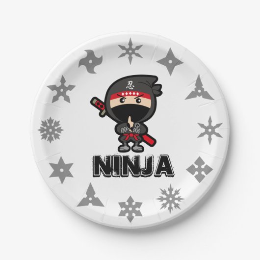 Ninja Boy Paper Bord (Voorkant)