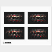 Ninja Boy Rechthoekige Sticker (Vel)
