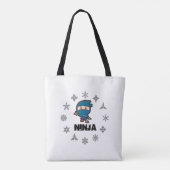 Ninja Boy Tote Bag (Achterkant)