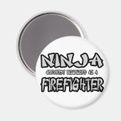 Ninja...brandweerman Magneet (Voorkant / Achterkant)