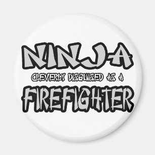 Ninja...brandweerman Magneet