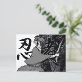 NINJA BRIEFKAART (Staand voorkant)