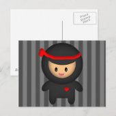 Ninja Briefkaart (Voorkant / Achterkant)