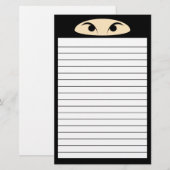 Ninja Briefpapier (Voorkant / Achterkant)