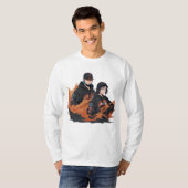 Ninja broer en zus t-shirt 2023 (Voorkant volledig)