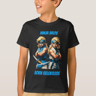 Ninja Bros Born Relentless Jeugd T-shirt