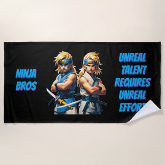Ninja Bros Onrealistische Inspanning Strandlaken