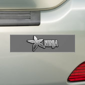 Ninja Bumpersticker (Op auto)