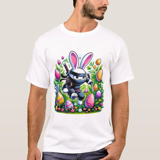 Ninja Bunny Paasavontuur T-shirt (Voorkant)
