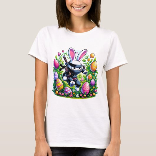 Ninja Bunny Paasavontuur T-shirt (Voorkant)
