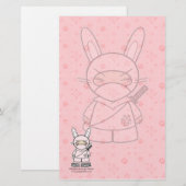 Ninja Bunny. Papierwaren (Voorkant / Achterkant)