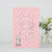 Ninja Bunny. Papierwaren (Staand voorkant)