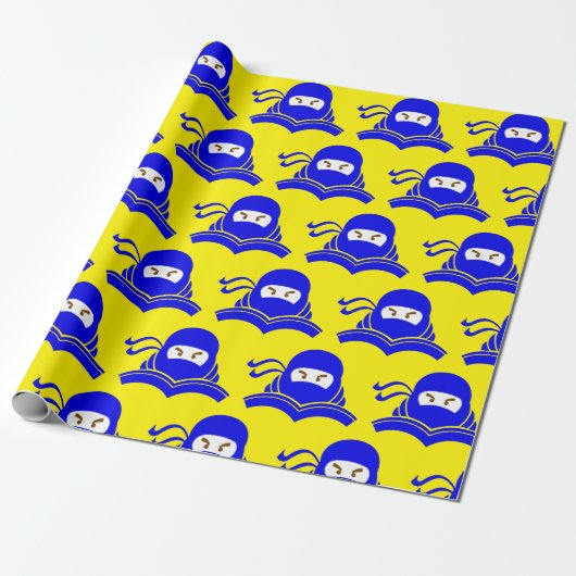 Ninja Cadeaupapier (Uitgerold)