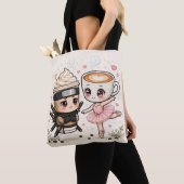 Ninja Cappuccino Assassino Love Tote Bag (Dichtbij)