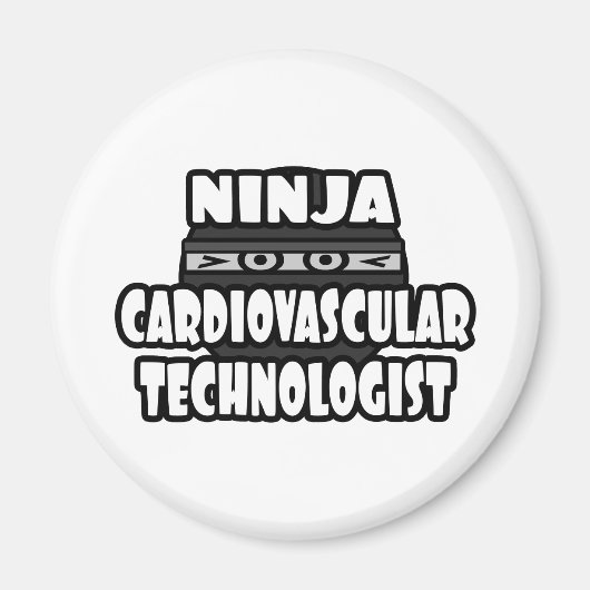 Ninja cardiovasculaire technoloog magneet (Voorkant)